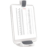 Fellowes I-Spire Series Document Lift Support 8.50" x 11" Media - Vertical, Horizontal - 14.6" Height x 9.5" Width x 6" Depth - Acrylonitrile Butadiene Styrene (ABS) - Gray, White - 1 Each (9311503)