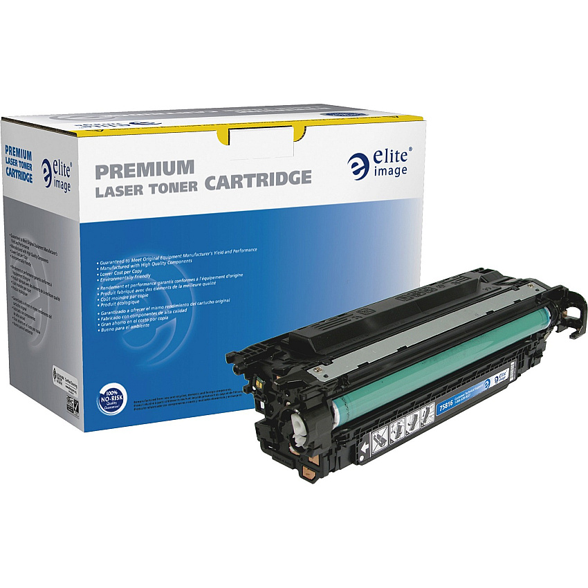 Elite Image Remanufactured High Yield Laser Toner Cartridge - Alternative for HP 507X (CE400X) - Black - 1 Each 11000 Pages (75816)