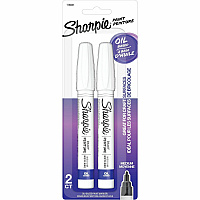 Sharpie Oil-Based Paint Marker - Medium Point Medium Marker Point - White Ink - Oil Based - 2 / Pack (1782041)