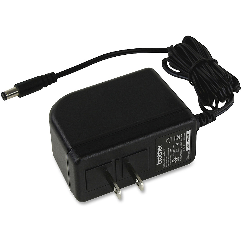 Brother Labelmaker AC Power Adapter 110 V AC, 220 V AC Input - 12 V DC Output - 2 A - 1 Each (ADE001)