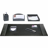 Dacasso Embossed Leather Desk Set 1 Each (D2204)