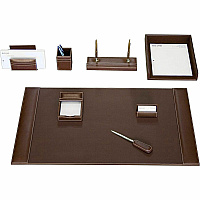 Dacasso Rustic Leather Desk Set 1 Each (D3212)