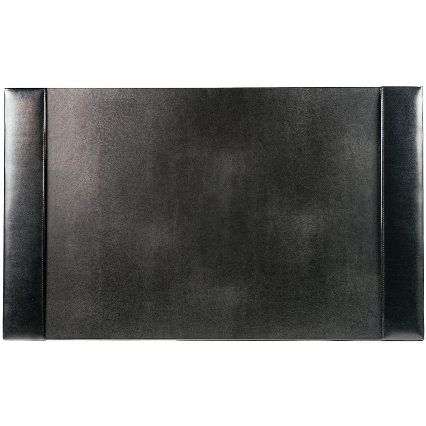 Dacasso Bonded Leather Desk Pad Rectangular - 30" Width x 18" Depth - Felt Backing - Bonded Leather - Black - 1 Each (P1403)