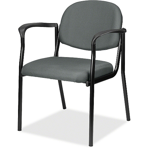 Eurotech Dakota 8011 Guest Chair Fog Seat Color - Fabric Seat Material - Fog Back Color - Fabric Back Material - Steel Frame Material - Four-legged Base - Expo Fog - 1 Each (801132)