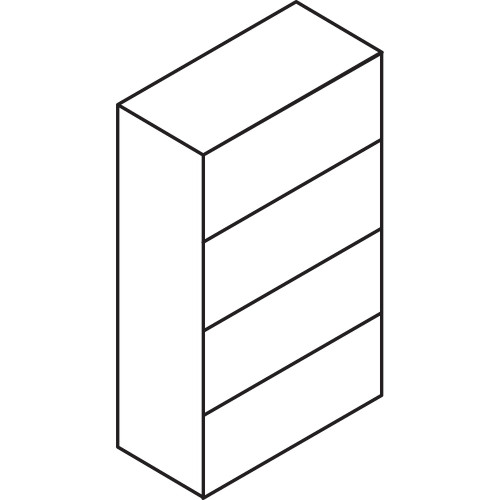 Lacasse Laminate Lateral File with Matal Drawers (LLA203658LFB)