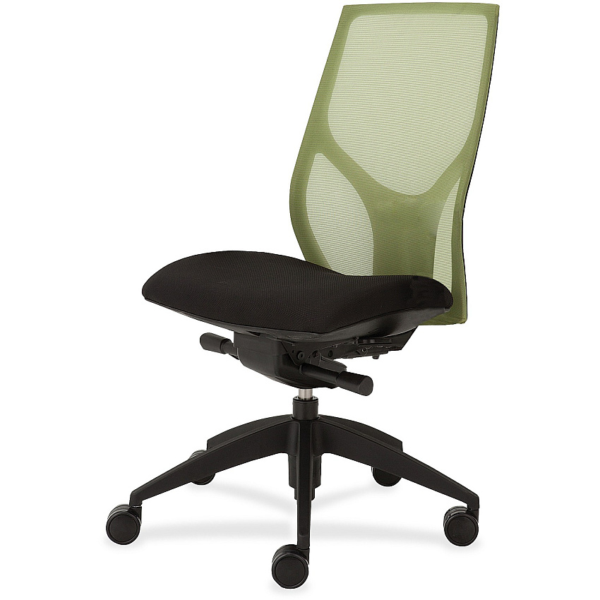 9 to 5 Seating Vault 1460 Armless Task Chair Black Seat Color - 5-star Base - 1 Each (1460K200M401)