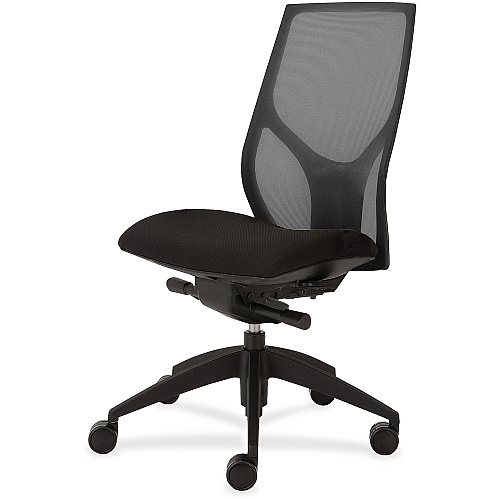 9 to 5 Seating Vault 1460 Armless Task Chair Black Seat Color - 5-star Base - 1 Each (1460K200M101)