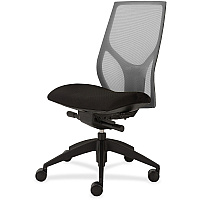 9 to 5 Seating Vault 1460 Armless Task Chair Onyx Seat Color - Gray Back Color - 5-star Base - 1 Each (1460K200M201)