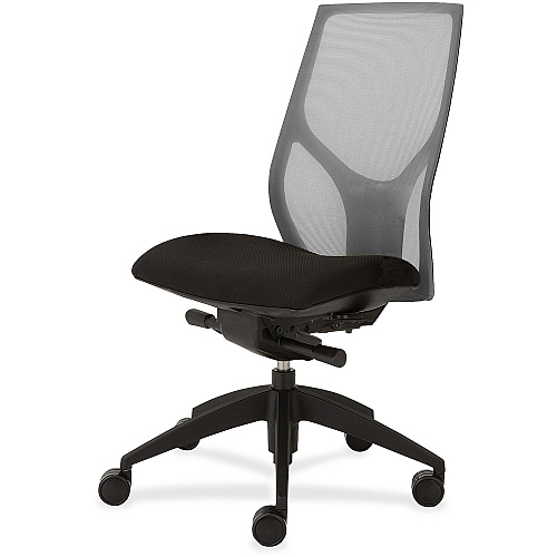 9 to 5 Seating Vault 1460 Armless Task Chair Onyx Seat Color - Gray Back Color - 5-star Base - 1 Each (1460K200M201)