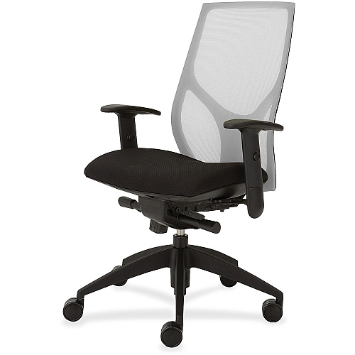 9 to 5 Seating Vault 1460 Task Chair Onyx Seat Color - White Back Color - 5-star Base - 1 Each (1460K2A8M301)