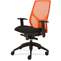 9 to 5 Seating Vault 1460 Task Chair Onyx Seat Color - Orange Back Color - 5-star Base - 1 Each (1460K2A8M701)