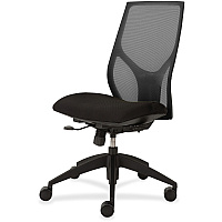 9 to 5 Seating Vault 1460 Armless Task Chair Black Seat Color - 5-star Base - 1 Each (1460Y100M101)
