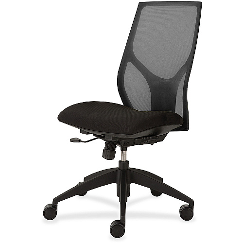 9 to 5 Seating Vault 1460 Armless Task Chair Black Seat Color - 5-star Base - 1 Each (1460Y100M101)