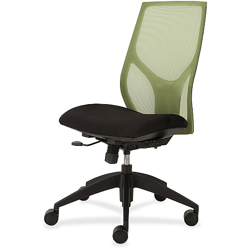 9 to 5 Seating Vault 1460 Armless Task Chair Black Seat Color - 5-star Base - 1 Each (1460Y100M401)