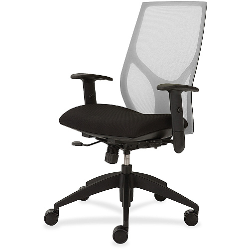 9 to 5 Seating Vault 1460 Task Chair Onyx Seat Color - White Back Color - 5-star Base - 1 Each (1460Y1A8M301)