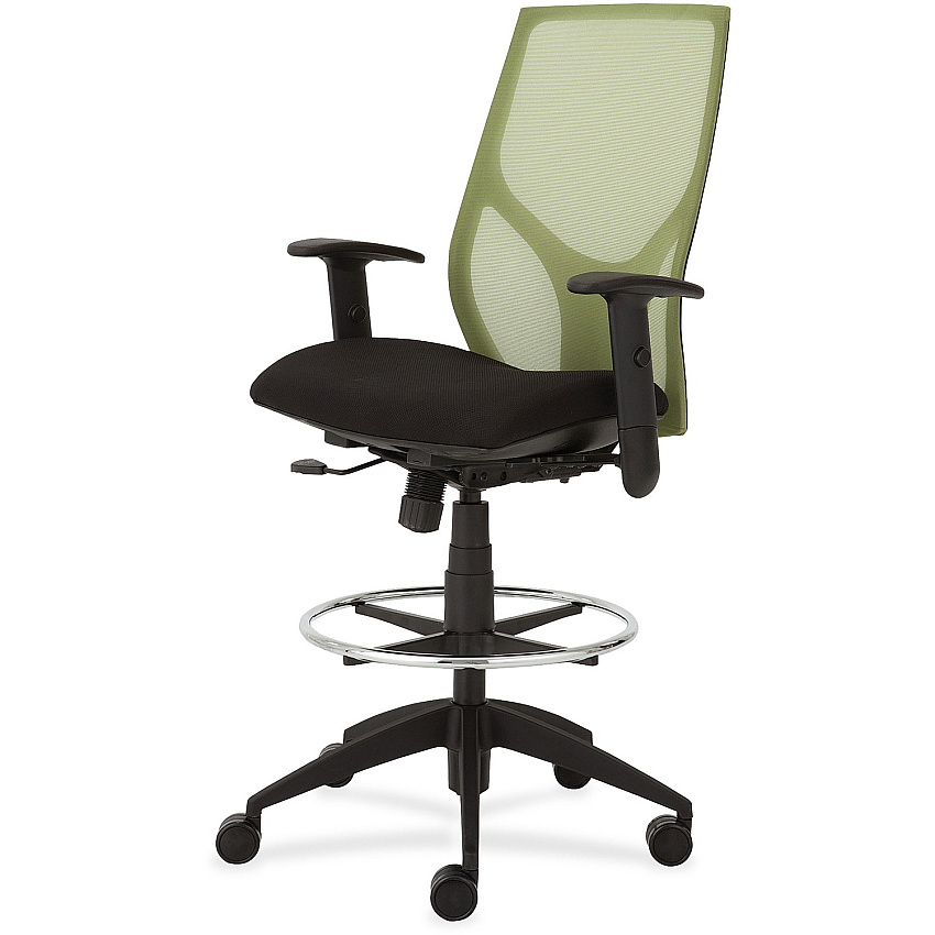 9 to 5 Seating Vault 1468 Task Stool Black Seat Color - 5-star Base - 1 Each (1468Y1A8M401)