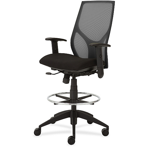 9 to 5 Seating Vault 1468 Task Stool Black Seat Color - 5-star Base - 1 Each (1468Y1A8M101)