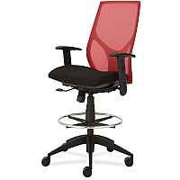 9 to 5 Seating Vault 1468 Task Stool Black Seat Color - 5-star Base - 1 Each (1468Y1A8M501)