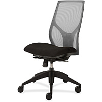 9 to 5 Seating Vault 1460 Armless Task Chair Onyx Seat Color - Gray Back Color - 5-star Base - 1 Each (1460Y300M201)