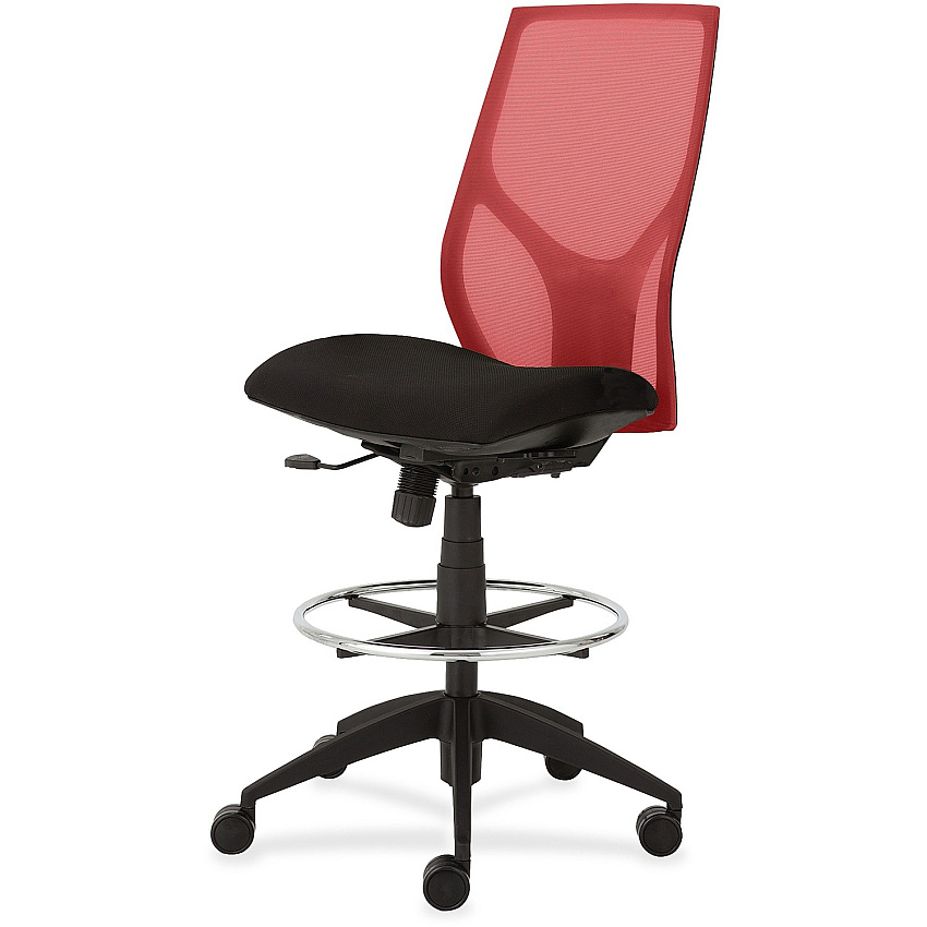 9 to 5 Seating Vault 1468 Armless Task Stool Black Seat Color - 5-star Base - 1 Each (1468Y100M501)