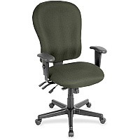 Eurotech 4x4 XL FM4080 High Back Olive Green Seat Color - Fabric Seat Material - Olive Green Back Color - Fabric Back Material - 5-star Base - Perfection Olive Green - 1 Each (FM408067)