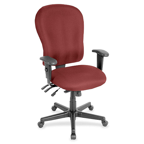 Eurotech 4x4 XL FM4080 High Back Tulip Seat Color - Fabric Seat Material - Tulip Back Color - Fabric Back Material - 5-star Base - Shire Tulip - 1 Each (FM408088)