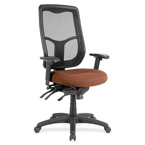 Eurotech Apollo MFHB9SL Executive Chair Nutmeg Seat Color - Fabric Seat Material - 5-star Base - Canyon Nutmeg - 1 Each (MFH9SL30)