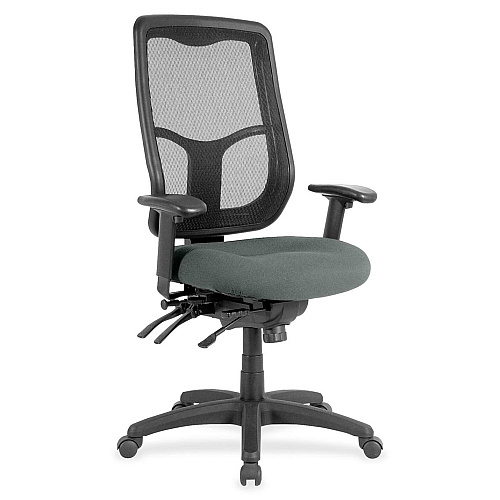 Eurotech Apollo MFHB9SL Executive Chair Fog Seat Color - Fabric Seat Material - 5-star Base - Expo Fog - 1 Each (MFH9SL32)