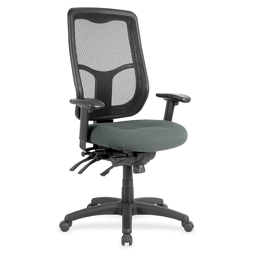 Eurotech Apollo MFHB9SL Executive Chair Fog Seat Color - Fabric Seat Material - 5-star Base - Expo Fog - 1 Each (MFH9SL32)