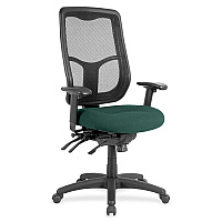 Eurotech Apollo High Back Multi-funtion Task Chair Chive Seat Color - Fabric Seat Material - 5-star Base - Forte Chive - 1 Each (MFH9SL42)