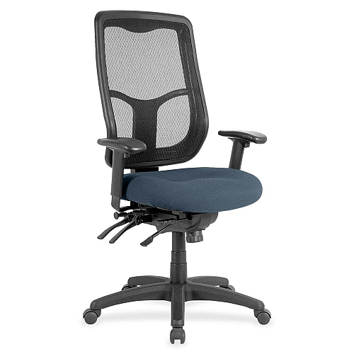 Eurotech Apollo MFHB9SL Executive Chair Chesapeake Seat Color - Fabric Seat Material - 5-star Base - Shire Chesapeake - 1 Each (MFH9SL84)