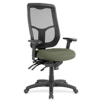 Eurotech Apollo High Back Multi-funtion Task Chair Sage Seat Color - Fabric Seat Material - 5-star Base - Shire Sage - 1 Each (MFH9SL85)