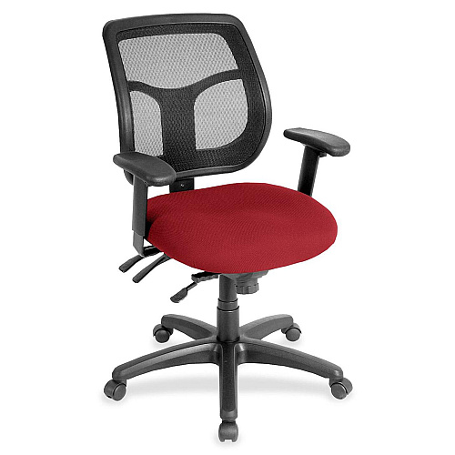 Eurotech Apollo Task Chair Real Red Seat Color - Fabric Seat Material - 5-star Base - Insight Real Red - 1 Each (MFT94502)