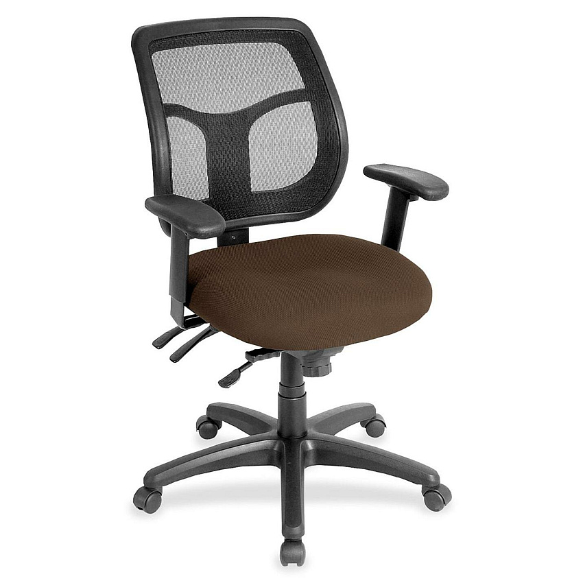 Eurotech Apollo Task Chair Mudslide Seat Color - Fabric Seat Material - 5-star Base - Canyon Mudslide - 1 Each (MFT94528)