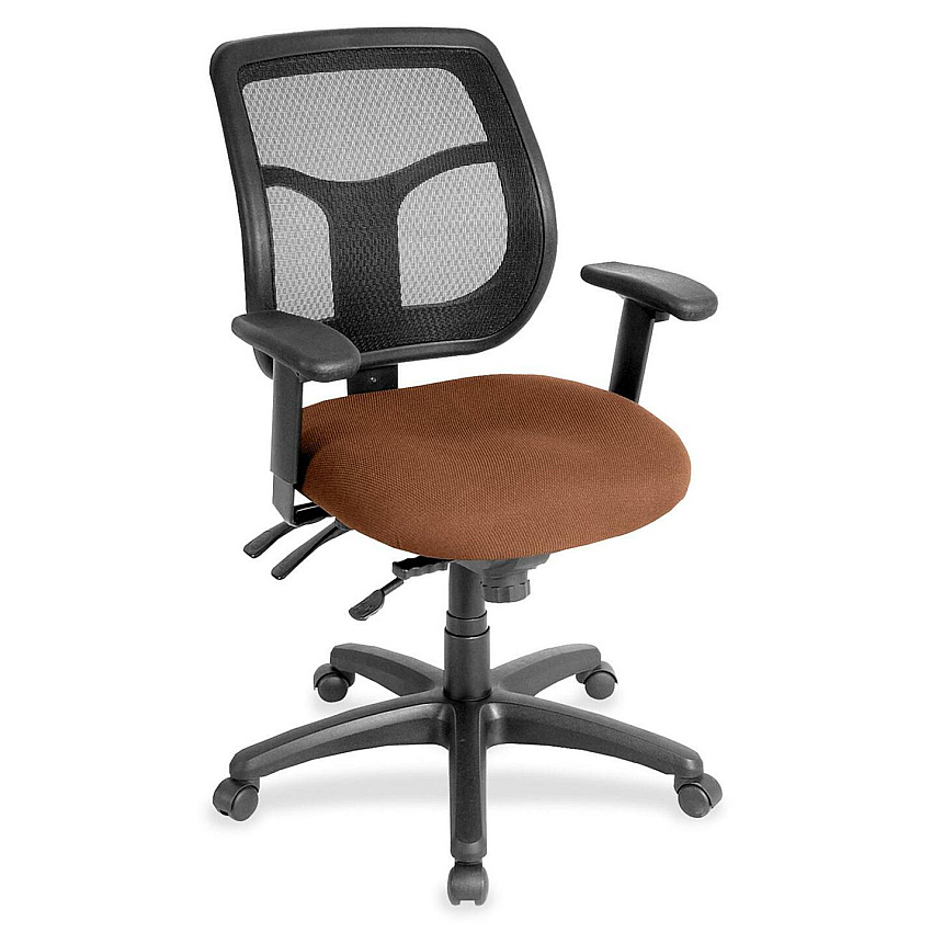 Eurotech Apollo MFT9450 Task Chair Nutmeg Seat Color - Fabric Seat Material - 5-star Base - Canyon Nutmeg - 1 Each (MFT94530)