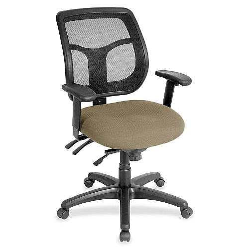 Eurotech Apollo MFT9450 Task Chair Latte Seat Color - Fabric Seat Material - 5-star Base - Expo Latte - 1 Each (MFT94533)