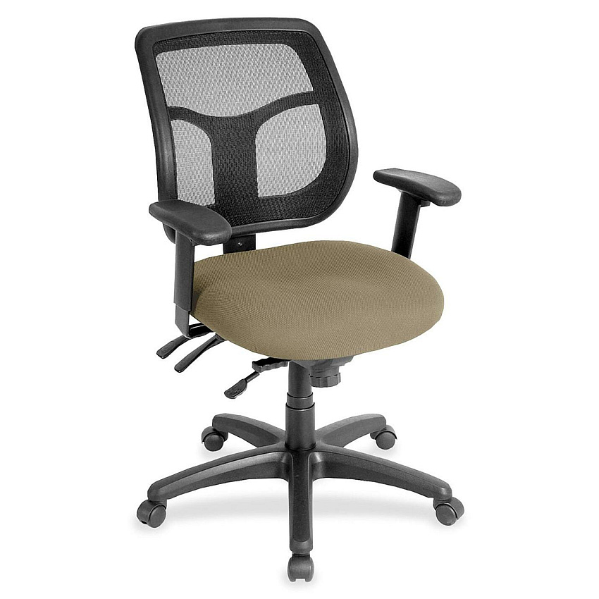 Eurotech Apollo MFT9450 Task Chair Latte Seat Color - Fabric Seat Material - 5-star Base - Expo Latte - 1 Each (MFT94533)