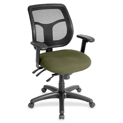 Eurotech Apollo Task Chair Leaf Seat Color - Fabric Seat Material - 5-star Base - Expo Leaf - 1 Each (MFT94534)