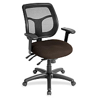 Eurotech Apollo Task Chair Fudge Seat Color - Fabric Seat Material - 5-star Base - Forte Fudge - 1 Each (MFT94541)
