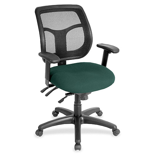 Eurotech Apollo Task Chair Chive Seat Color - Fabric Seat Material - 5-star Base - Forte Chive - 1 Each (MFT94542)