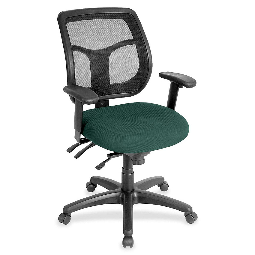 Eurotech Apollo Task Chair Chive Seat Color - Fabric Seat Material - 5-star Base - Forte Chive - 1 Each (MFT94542)