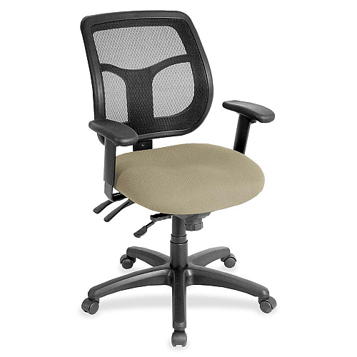 Eurotech Apollo Task Chair Pumice Seat Color - Fabric Seat Material - 5-star Base - Forte Pumice - 1 Each (MFT94545)
