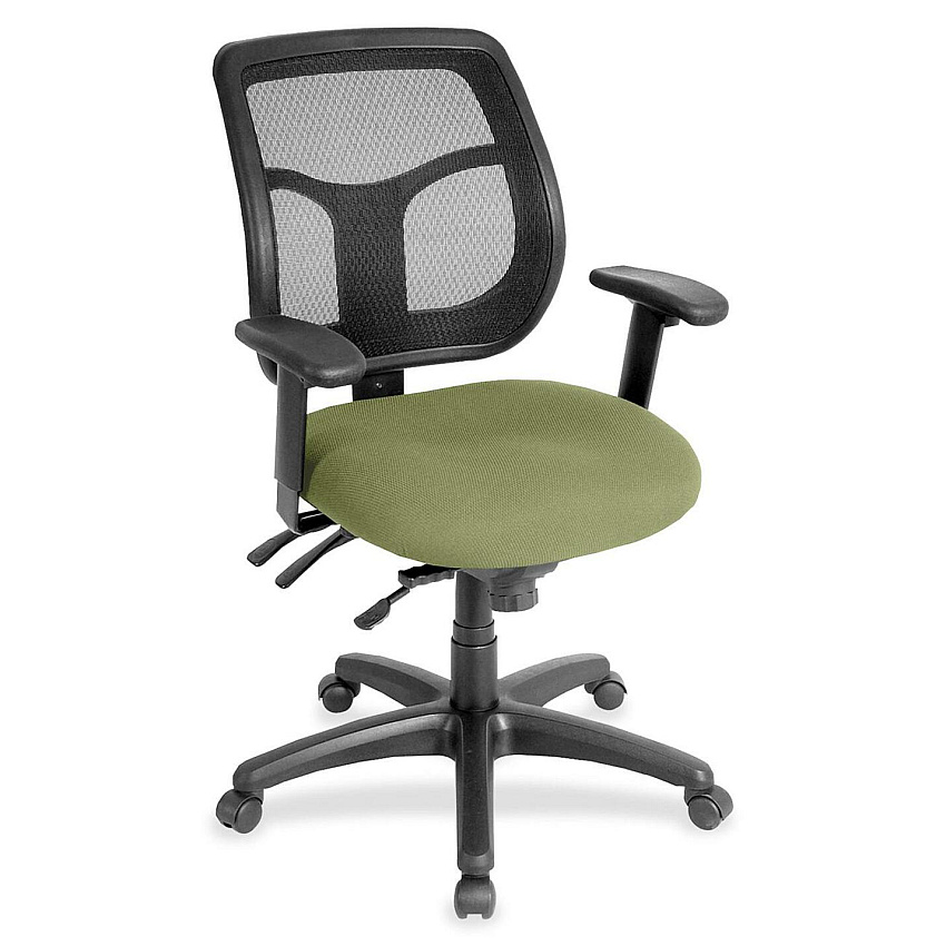 Eurotech Apollo Task Chair Cress Seat Color - Fabric Seat Material - 5-star Base - Fuse Cress - 1 Each (MFT94548)