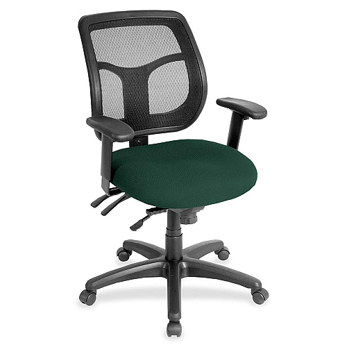 Eurotech Apollo Task Chair Forest Seat Color - Fabric Seat Material - 5-star Base - Insight Forest - 1 Each (MFT94550)
