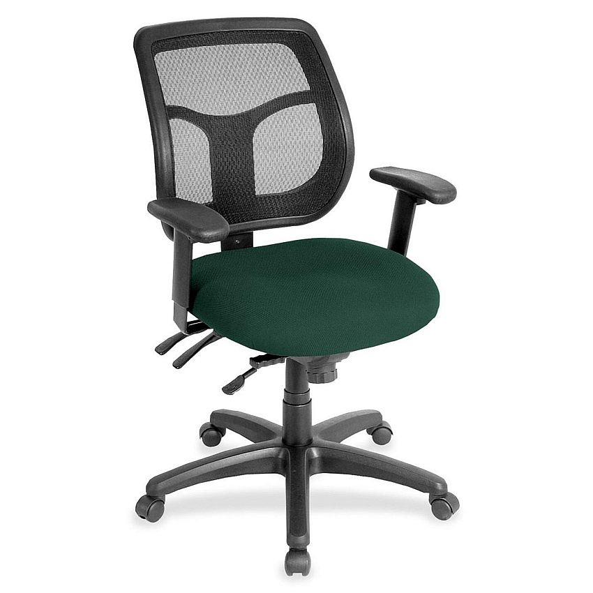 Eurotech Apollo Task Chair Forest Seat Color - Fabric Seat Material - 5-star Base - Insight Forest - 1 Each (MFT94550)