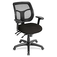 Eurotech Apollo Task Chair Black Seat Color - Fabric Seat Material - 5-star Base - Perfection Black - 1 Each (MFT94563)
