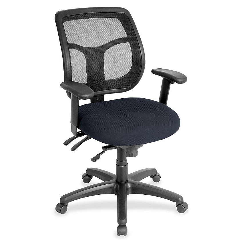 Eurotech Apollo Task Chair Navy Seat Color - Fabric Seat Material - Navy Back Color - 5-star Base - Perfection Navy - 1 Each (MFT94566)
