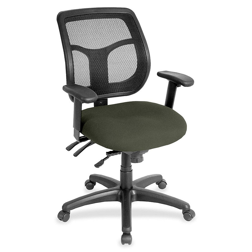 Eurotech Apollo MFT9450 Task Chair Olive Green Seat Color - Fabric Seat Material - 5-star Base - Perfection Olive Green - 1 Each (MFT94567)