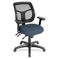 Eurotech Apollo Task Chair Chesapeake Seat Color - Fabric Seat Material - Chesapeake Back Color - 5-star Base - Shire Chesapeake - 1 Each (MFT94584)