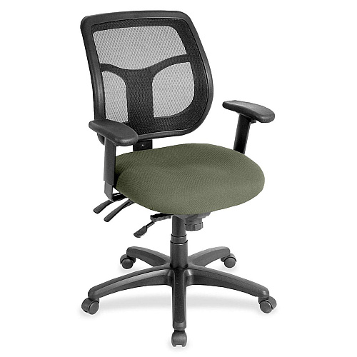 Eurotech Apollo Task Chair Sage Seat Color - Fabric Seat Material - Sage Back Color - 5-star Base - Shire Sage - 1 Each (MFT94585)